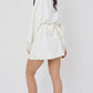 Twinty Tassel Kimono Dress | Ivory