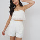 Twinty Tassel Bandeau Top | Ivory