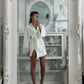 Twinty Tassel Kimono Style Dress | Ivory