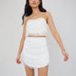 Twinty Tassel Mini Skirt | Ivory