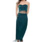 Twinty Macrame Cropped Top | Green