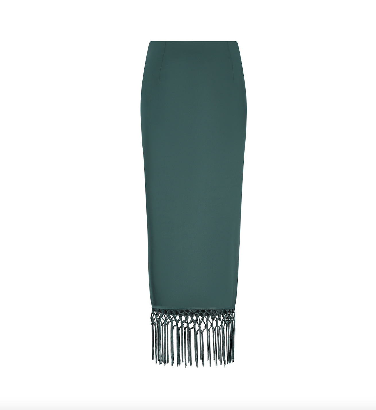 Twinty Macrame Midi Skirt | Green - Twinty London