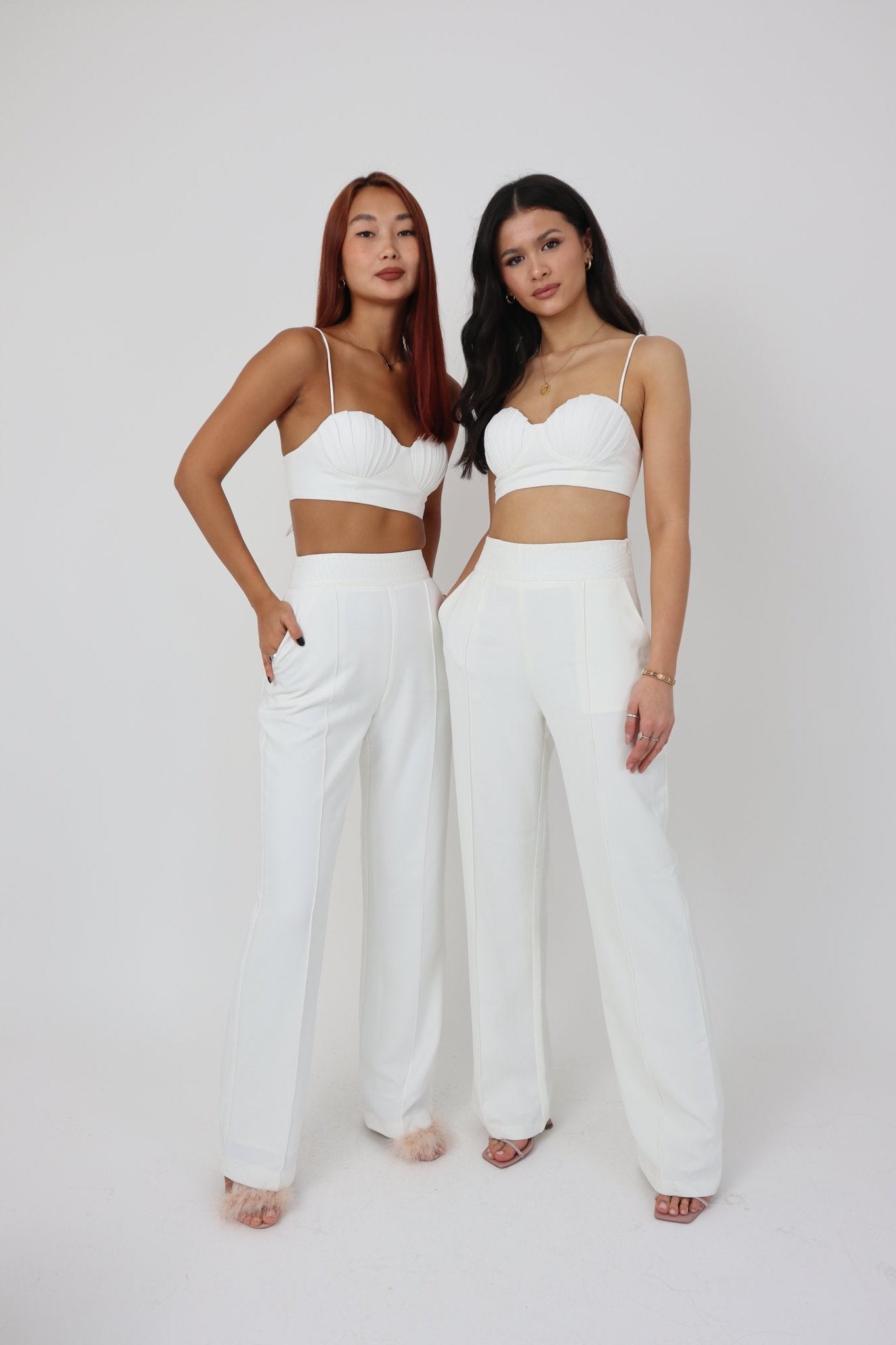 Twinty Shell Trousers | Ivory - Twinty London