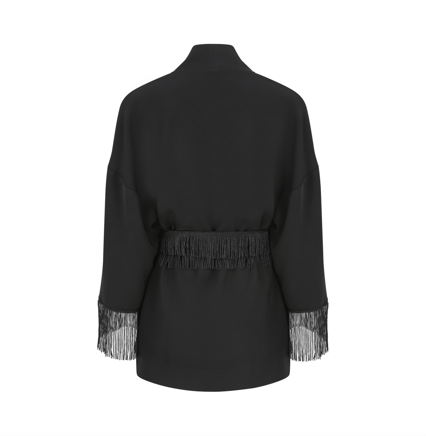 Twinty Tassel Kimono Dress | Black - Twinty London