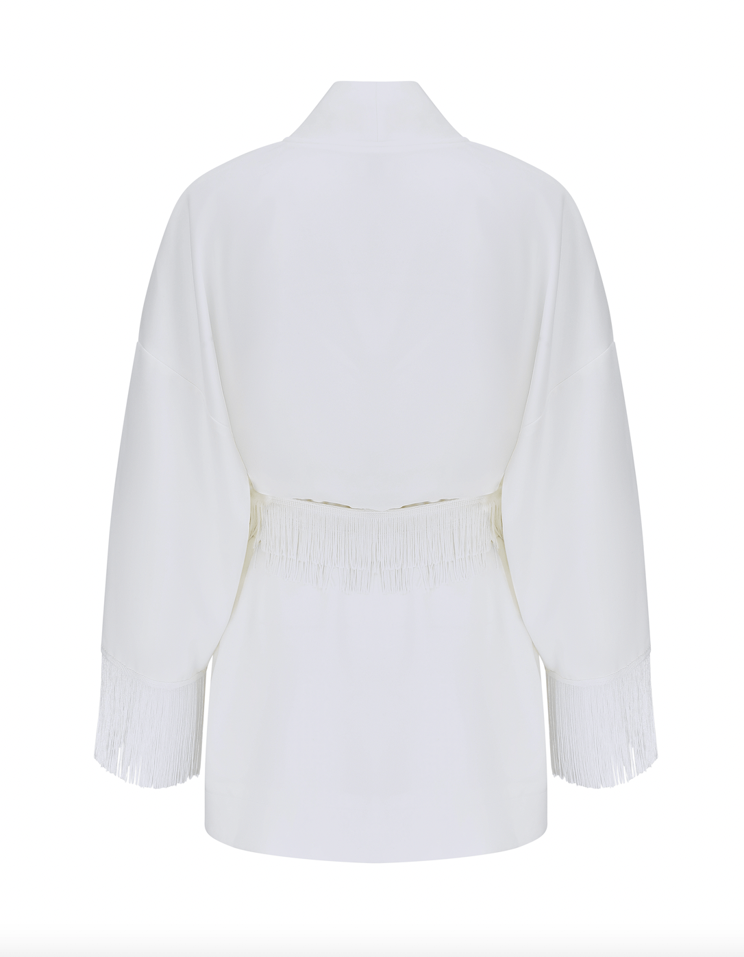 Twinty Tassel Kimono Dress | Ivory - Twinty London